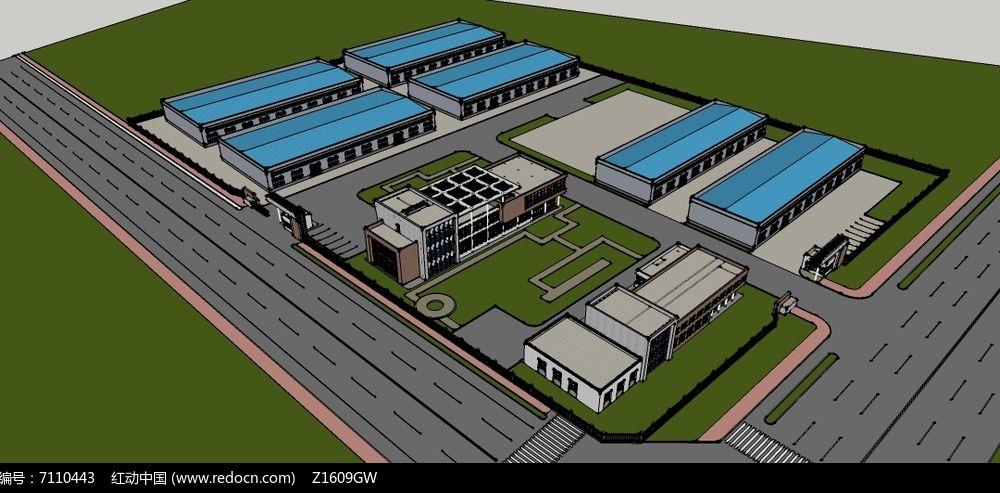 基于工厂整体模型的建筑模型设计与实现